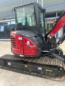 Mini-excavatrice Yanmar 55 d'occasion à bas prix, importée du Japon, VIO55, mini-pelleuse de 5,5 tonnes, excavatrice sur chenilles d'occasion avec chenilles en caoutchouc - Product Image 2