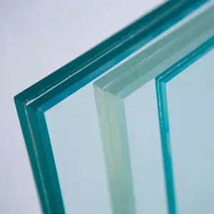 8+8 Laminated tempered safety glass parapets