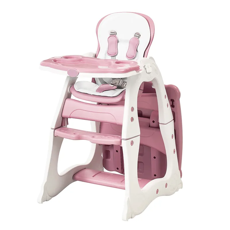 Factory hot sale Multifunction adjustable baby booster seat kids dining high chair for infant feeding