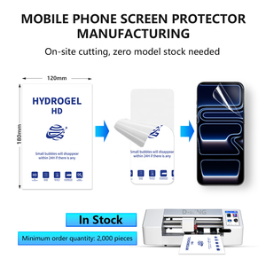 Protector de Pantalla de Hidrogel Suave Ultra Transparente HD de 120x180mm para iPhone 17 16 15 14 13 12 <span class=keywords><strong>Pro</strong></span> Max, Película Protectora - Product Image 1