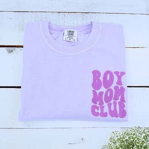 Sudadera o camiseta tejida 3D Boy Mom Club de invierno y Otoño con nombres bordados para niños <span class=keywords><strong>en</strong></span> la parte delantera y logotipo de la manga - Product Image 2