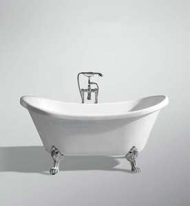 <span class=keywords><strong>Baignoire</strong></span> à quatre pieds en acrylique blanc, salle de bain classique, offre spéciale - Product Image 1