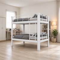 Lit superposé en acier, structure de couchage métallique pour dortoir scolaire, logement pour travailleurs, vente en gros, OEM, ODM, couleur personnalisée, approvisionnement en vrac