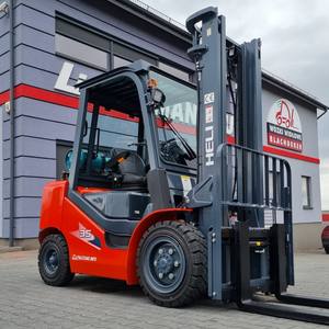 コンパクト3.5トンリフティング機械ヘリサイドローダーCPYD35スタッカーフォークリフトフォークリフトリフトハンドル500mmロードセンター付き - Product Image 5