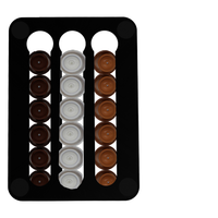 Meilleure vente panier armoire organisateurs café dosettes support organisateur installation pour Capsules stockage Porta Capsule pour NESPRESSO
