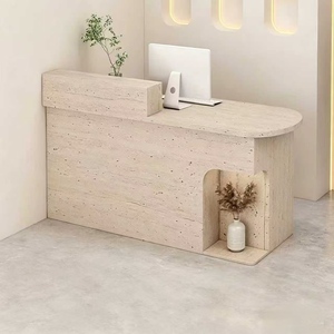 Mostrador de Recepción con Iluminación LED, Moderno y Minimalista, para Salón de Belleza o Tienda de Ropa - Product Image 2