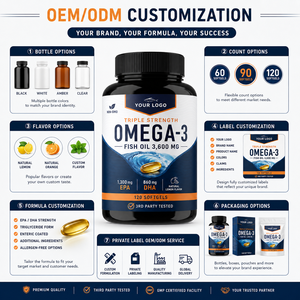 Capsule Softgel di Olio di Pesce OEM da 1000 mg Omega 3 EPA DHA 18/12 - Product Image 5