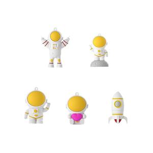 Llavero de astronauta de dibujos animados, adornos de mascota 3D ecológicos, molde personalizado, apertura de astronauta, accesorios, Logo, muñecas colgantes de resina - Product Image 5