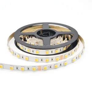 SMD5050 2in1 Tunable White LED Strip Bright CCT Flexible 240 Rgb 12v 24v Rgbic Outdoor Waterproof Cob Led Strip Light