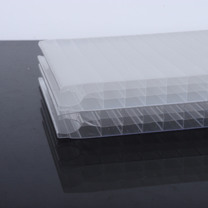 <span class=keywords><strong>Plaque</strong></span> alvéolaire en <span class=keywords><strong>polycarbonate</strong></span> commercial pour auvents de fenêtre, panneau de toiture double paroi transparent, découpe sur mesure, fournisseur en gros - Product Image 6