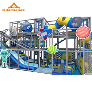Custom Designed Interplanetary Space Alien Themed Indoor Playground Commercial For Kids