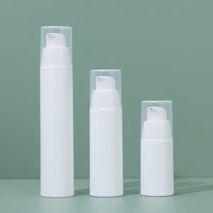 Bao Bì <span class=keywords><strong>15Ml</strong></span> 30Ml 50Ml Trắng Chăm Sóc Da Không Có Không Khí Nhựa Bơm Mỹ Phẩm Chai Với Cho Rõ Ràng Cap Du Lịch Quà Tặng Khuyến Mãi Chăm Sóc Da Bao Bì - Product Image 2