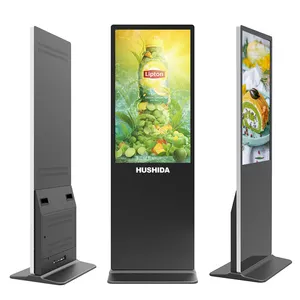 Kios Digital Multi sentuh iklan komersil Guangdong 43 inci layar Lcd vertikal