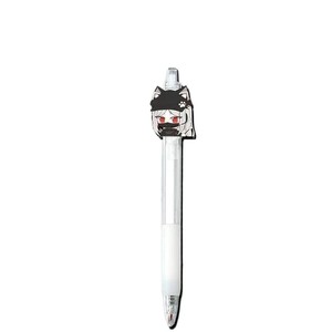 Stylo gel rouge vif 0,5 mm, corps en plastique, design personnage anime, outil d'écriture pour examens étudiants - Product Image 1