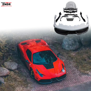 ชุดแต่ง Misha Style ครึ่งคาร์บอนไฟเบอร์สำหรับ Ferrari 458 Boyd พร้อมฝากระโปรงหน้าและสเกิร์ตข้าง - Product Image 1