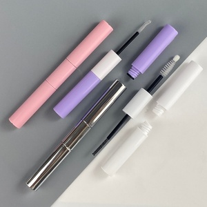 Nouveau flacon double 2-en-1 pour sérum cils doré, emballage cosmétique personnalisé, tube vide pour maquillage, gloss et mascara avec bouchon à vis - Product Image 5