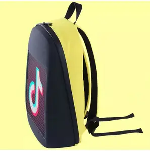 HA CONDOTTO LA torcia elettrica zaino sacchetti di scuola per adolescenti USB esterno zaino, borsa del computer, sacchetto studente personalizzato HA CONDOTTO LA borsa