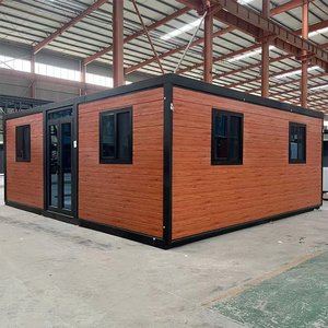 Conteneur préfabriqué pliable en acier léger de 40 pieds et 20 pieds, maison mobile extensible de 2 chambres à coucher, utilisation d'hôtels, expédition, villa préfabriquée pour centre commercial - Product Image 4