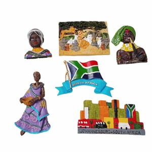 Pegatinas creativas para refrigerador de Sudáfrica, pegatinas magnéticas, recuerdos de viaje, decoraciones artesanales, Johannesburgo - Product Image 1