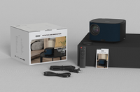 Proyektor Home Theater Portabel 4K Smart Short Throw LED Laser untuk Video Ponsel 1080p