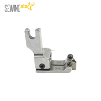 Pied-de-biche pour machine à coudre à point de verrouillage CD-S butée de hauteur gauche et droite réglable, utilisation multiple de la couture à fil visible