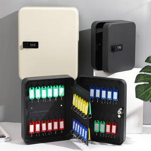 An Ninh kim loại an toàn chủ Wall Mount gắn mật khẩu mã khóa lưu trữ Hộp chìa khóa cho các phím - Product Image 5