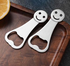 Abridor de Botellas de Cerveza con Cara Sonriente Personalizado, Diseño Simple Creativo de Acero Inoxidable, Regalos Promocionales Reactivos para Empresas - Product Image 6