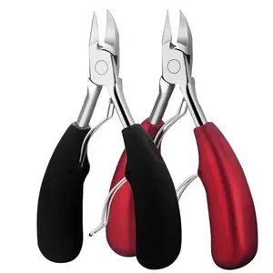 Original factory stainless steel cuticle nipper beauty tool red cuticle nipper