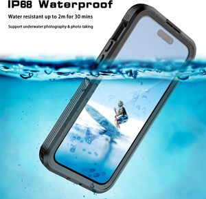 <span class=keywords><strong>เคส</strong></span>กันน้ำกันกระแทกแบบ PC+TPU สำหรับ 15 Pro Armor Design พร้อมฟิล์มกันรอยในตัว สำหรับรุ่นที่รองรับขนาด 6.1 นิ้ว สีดำ - Product Image 2