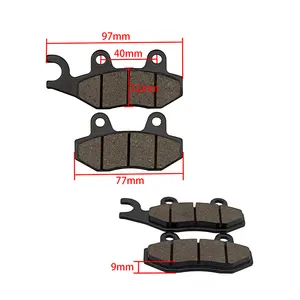 Motorcycle Parts Front Rear Brake Pads Kit For YAMAHA TTR250 TTR 250 L M N P R S T V YZ250 YZ 250 WRA A B D E F G H J