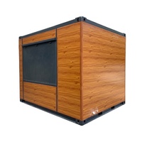 Conception de kiosque alimentaire extérieur préfabriqué, conteneur mobile, café, magasin mobile, kiosque