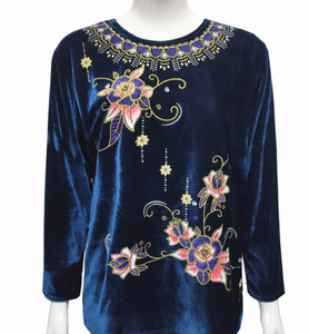 Camicetta di fiori <span class=keywords><strong>fantasia</strong></span> all'ingrosso donna elegante moda donna top <span class=keywords><strong>camicette</strong></span> da donna - Product Image 5