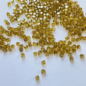 Heißer Verkauf sehr guter Qualität gelber Diamant Einkristall Schleif mittel 2,4-3,2mm