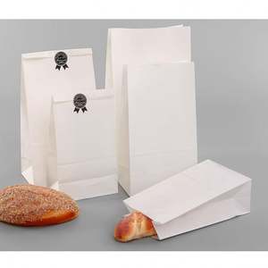 Bolsas de Papel Kraft Marrón Desechables al por Mayor con Fondo Cuadrado para Pan, Sándwiches y Comida para Llevar - Product Image 5