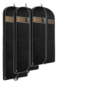 Sacs de costume en toile imprimée personnalisée <span class=keywords><strong>pour</strong></span> vêtements de voyage suspendus <span class=keywords><strong>pour</strong></span> placard et vêtements avec fermeture éclair <span class=keywords><strong>pour</strong></span> le rangement - Product Image 4