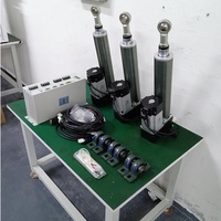 Kit de Actuador de Motor Servo AC de Aluminio 3DOF MDBOX+ (Sin Soporte de Plataforma Metálica) para Simuladores de Carreras y Vuelo VR TMPF1-3DOF