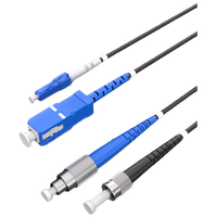 Customized Industrial Armoured Fiber Patch Cable 1-24 Fibers Single Mode (OS2) LC/SC/ST/FC/LSH/MTP/IP67/ODC/YZC TPU