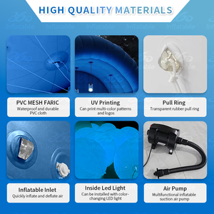 Archi gonfiabili pubblicitari personalizzati 360 per sport all'aria aperta gara di partenza e arrivo linea ermetica & drago tipo mare spedizione - Product Image 6