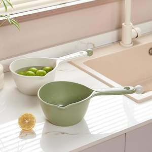 Cucharón de agua de plástico grueso para uso doméstico en la cocina con diseño resistente a caídas para lavar verduras y plantas - Product Image 5