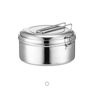 2025 304 Stainless Steel Bento <b>Lunch</b> <b>Box</b> Round Student Portable Picnic Single Layer <b>Lunch</b> <b>Box</b> for Promotion - Product Image 1