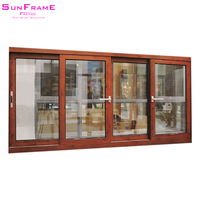 Venta directa de fábrica Ventanas y puertas corredizas de aluminio Ventanas corredizas de vidrio de baja emisividad Doble