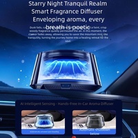 Diffuseur d'Aération Personnalisé de Luxe, Flacon Intelligent, Désodorisant de Voiture, Aromathérapie, Parfum Océanique Fait Main avec Machine à Drift