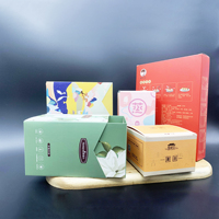 Petites boîtes d'emballage pour sachets de thé en papier avec logo personnalisé, boîtes vides imprimées pour sachets de thé pour la vente au détail, la vente en gros et l'emballage cadeau