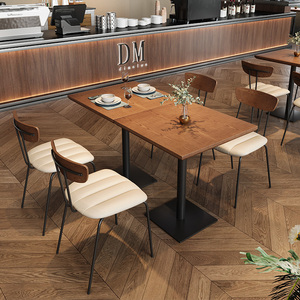 Conjunto <span class=keywords><strong>de</strong></span> Mesa <span class=keywords><strong>y</strong></span> <span class=keywords><strong>Sillas</strong></span> <span class=keywords><strong>de</strong></span> <span class=keywords><strong>Madera</strong></span> Contemporáneo <span class=keywords><strong>para</strong></span> <span class=keywords><strong>Restaurante</strong></span>, con Diseño Ecológico <span class=keywords><strong>y</strong></span> Duradero <span class=keywords><strong>para</strong></span> Uso Comercial - Product Image 5