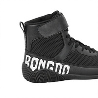 Chaussures de boxe directes usine, semelle en caoutchouc résistante à l'usure, respirantes, couleur personnalisable pour agents longue durée et achats en gros