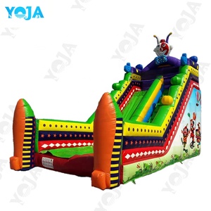 Châteaux gonflables sur <span class=keywords><strong>le</strong></span> thème des dinosaures <span class=keywords><strong>de</strong></span> 8 m avec double grand toboggan pour enfants et adultes, en PVC, utilisables dans les jardins et parcs d'attractions - Product Image 6