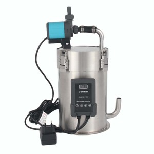 Filtro a Secchio 10L Premium in Acciaio Inox Cilindrico Esterno Super Jet per Acquario da 100cm Ecologico - Product Image 1