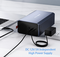 Gabinete de Disco Duro Dual USB 3.0 para Escritorio con Puerto Serial SATA Personalizable y Función RAID, Personalización de 3.5 Pulgadas
