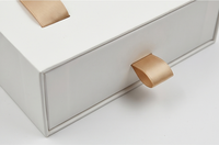 Hochwertige, individuell bedruckte Papier-Schiebeschachtel, stabile Karton-Schubladenbox mit Griff, Druck- und Verpackungsservice