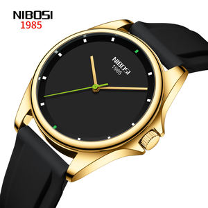 Nibosi นาฬิกาข้อมือควอทซ์หรูหราสำหรับผู้ชาย2570สแตนเลสกระจกปรับแต่งโลโก้ได้ดีไซน์กีฬาคลาสสิกเรียบง่ายกันน้ำ - Product Image 2